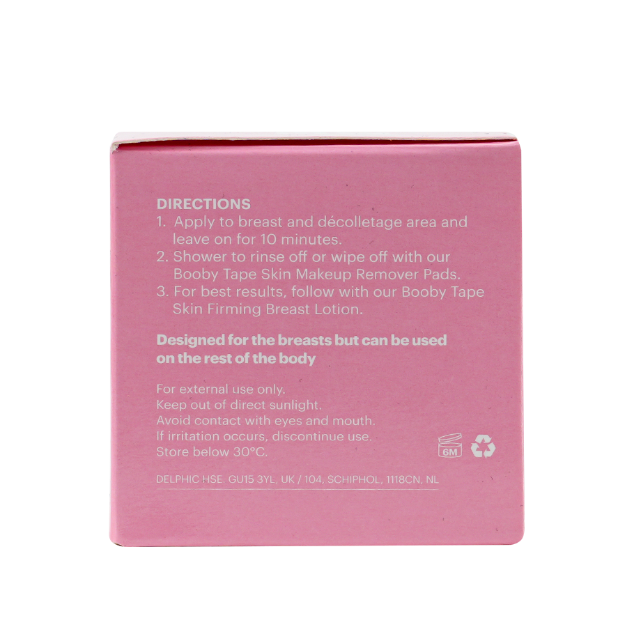 Booby Tape Skin Pink Clay Breast Mask 75g