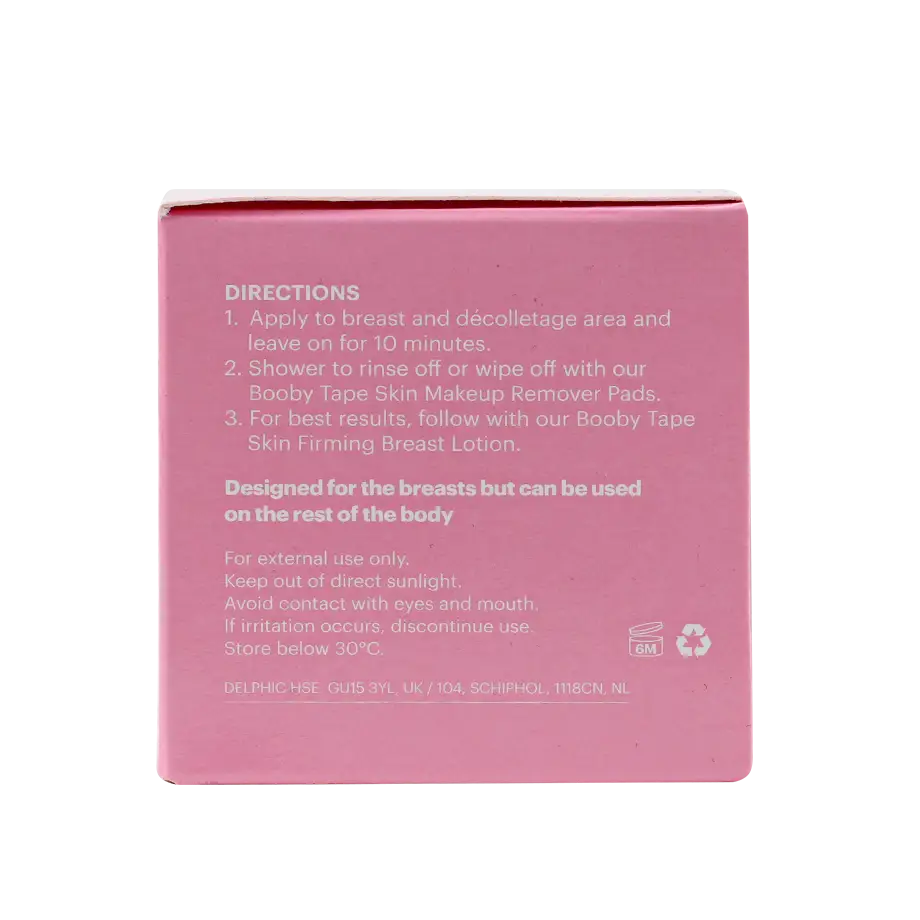 Booby Tape Skin Pink Clay Breast Mask 75g