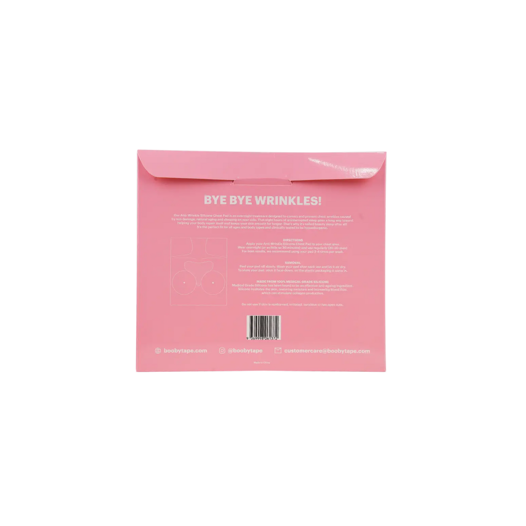 53316-Booby Tape Skin Anti-Wrinkle Silicone Chest Pad 1pcs +1