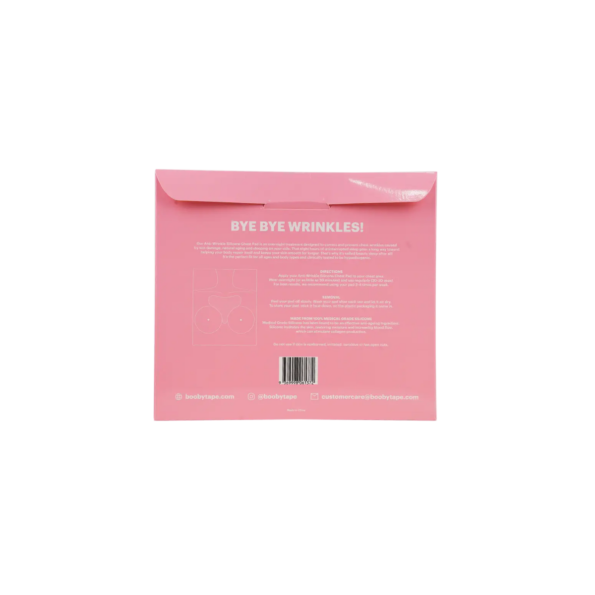 53316-Booby Tape Skin Anti-Wrinkle Silicone Chest Pad 1pcs +1