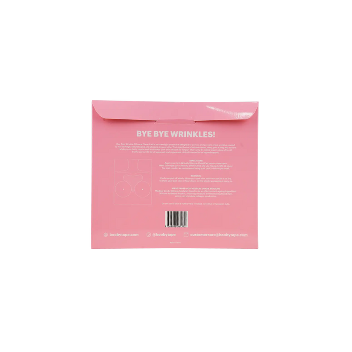53316-Booby Tape Skin Anti-Wrinkle Silicone Chest Pad 1pcs +1