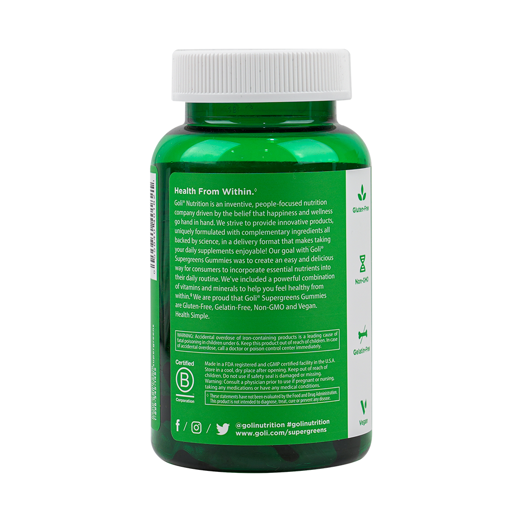 Goli Super Greens 60Gummies