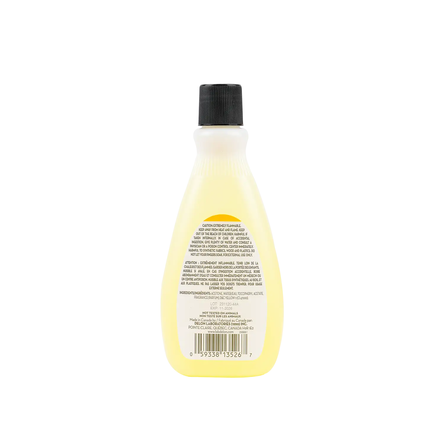 lovu Nail Polish Remover Lemon 200ml