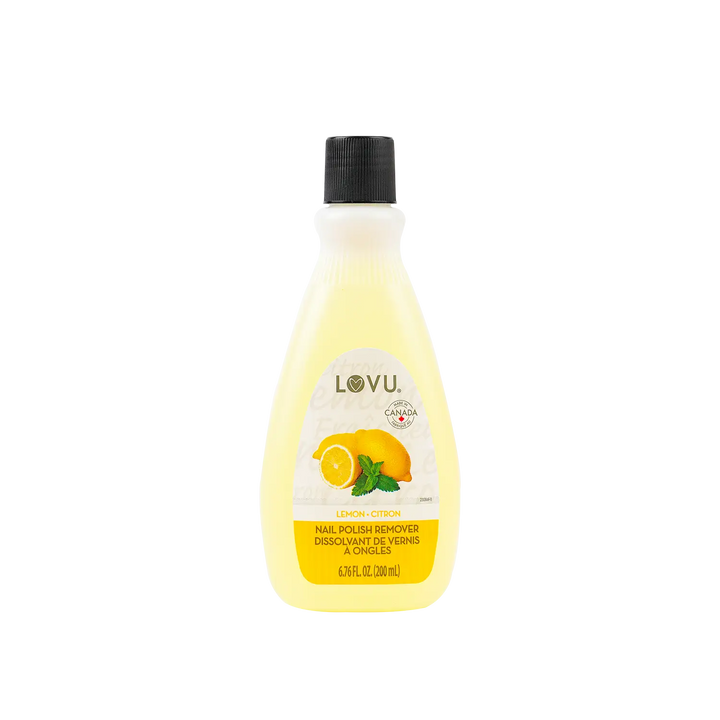 53335-Lovu Nail Polish Remover Lemon 200ml