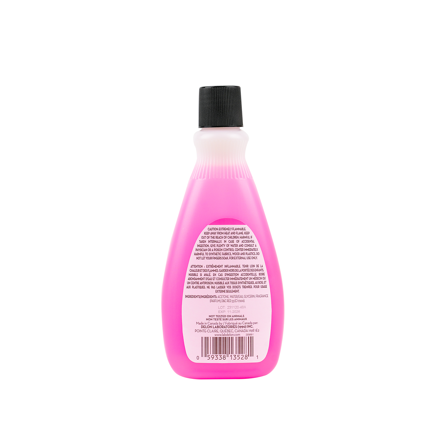 lovu Nail Polish Remover Strawberry 200ml