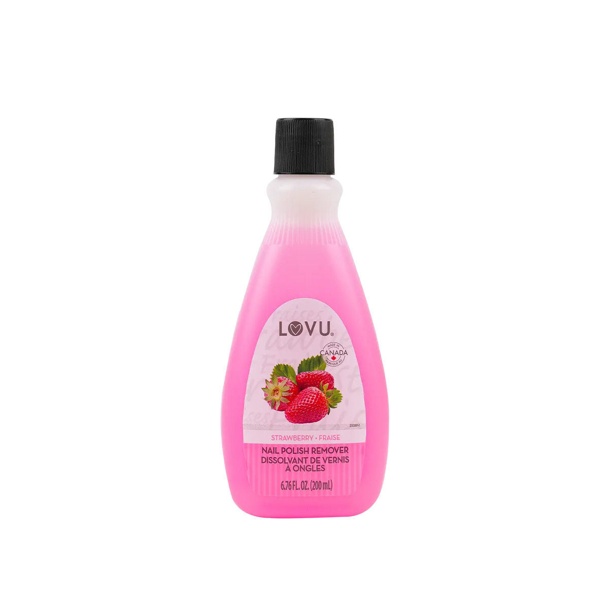 53336-Lovu Nail Polish Remover Strawberry 200ml