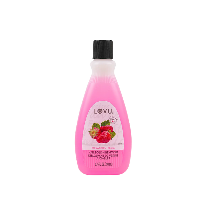 53336-Lovu Nail Polish Remover Strawberry 200ml