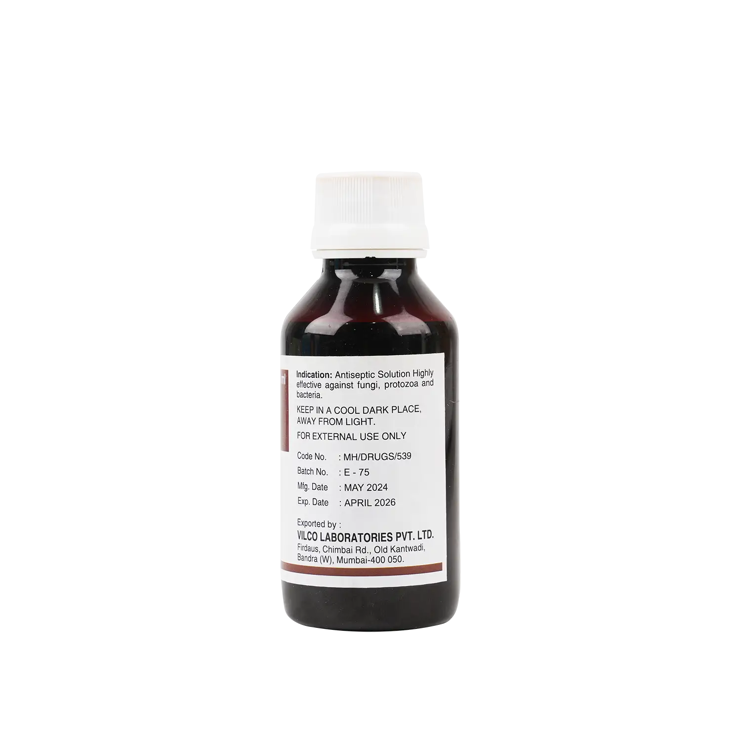 Vilcolab Povidone Iodine Solution IP 100ml