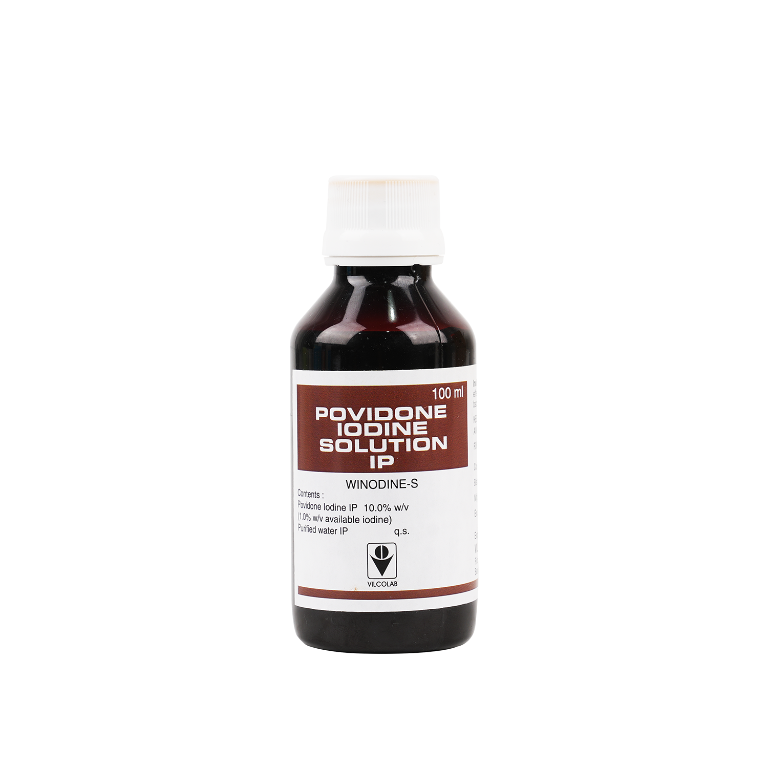 Povidone Iodine Solution IP 100ml - Vilcolab