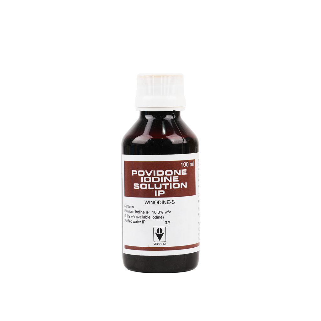 Povidone Iodine Solution IP 100ml - Vilcolab