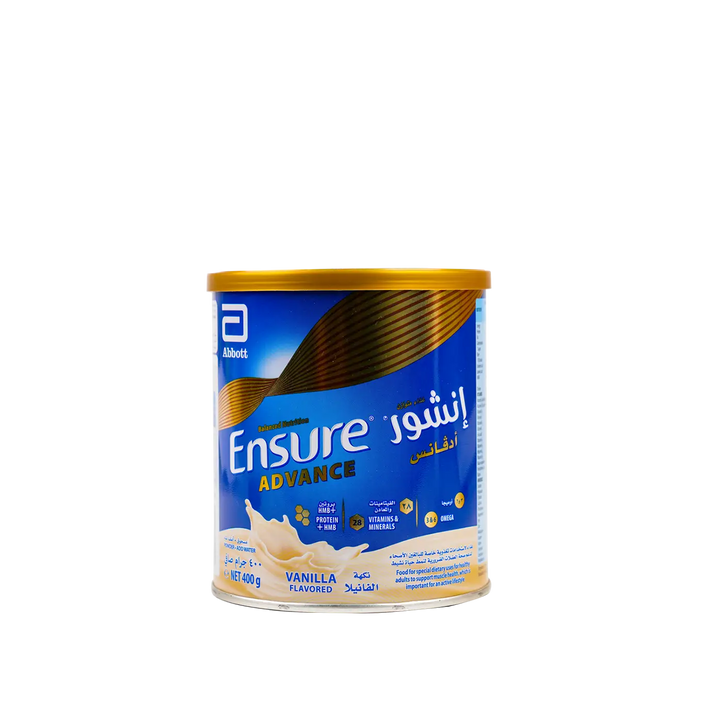 53353-Ensure Advance Milk Powder 400g - Vanilla