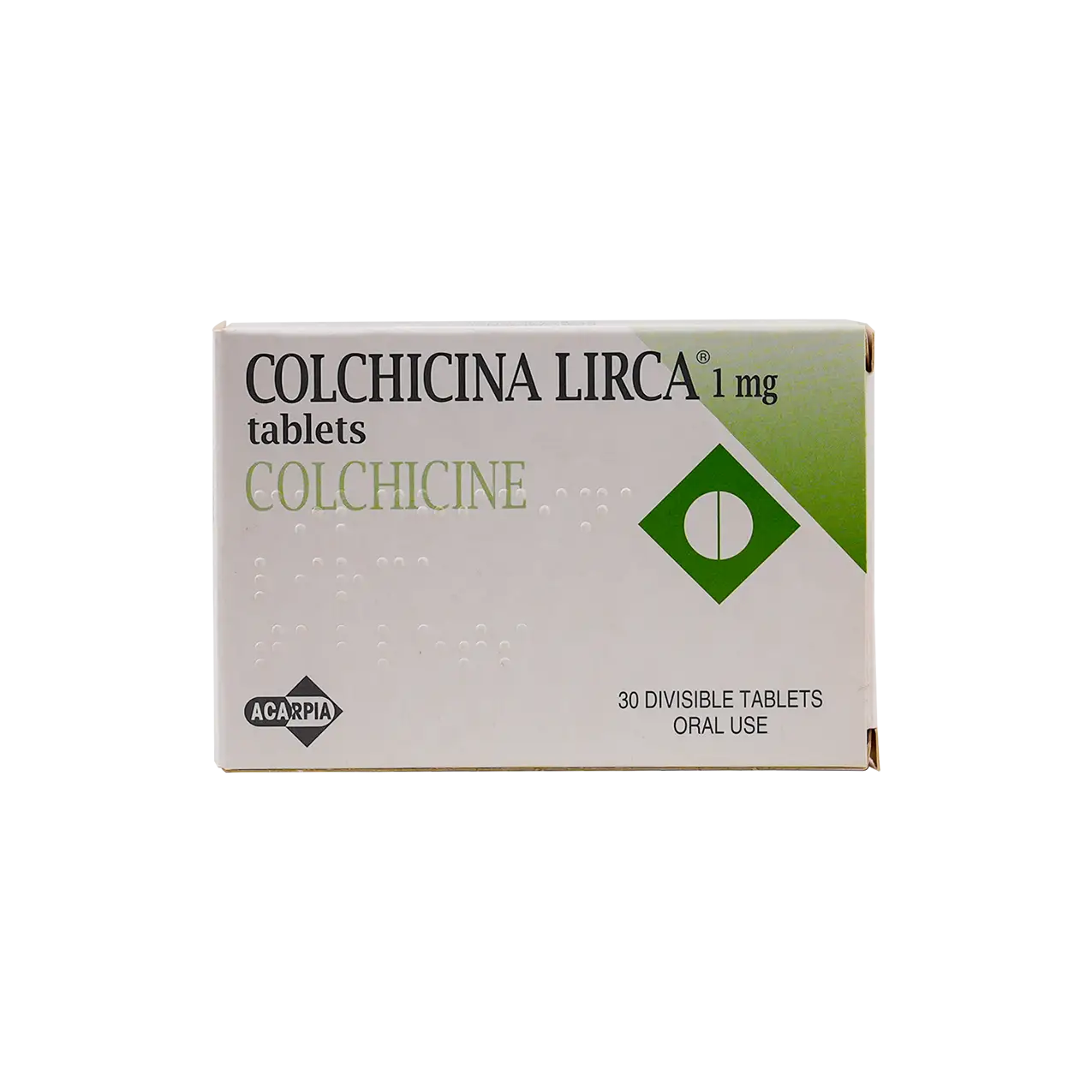 Colchicina Lirca 1mg 30 Tablets