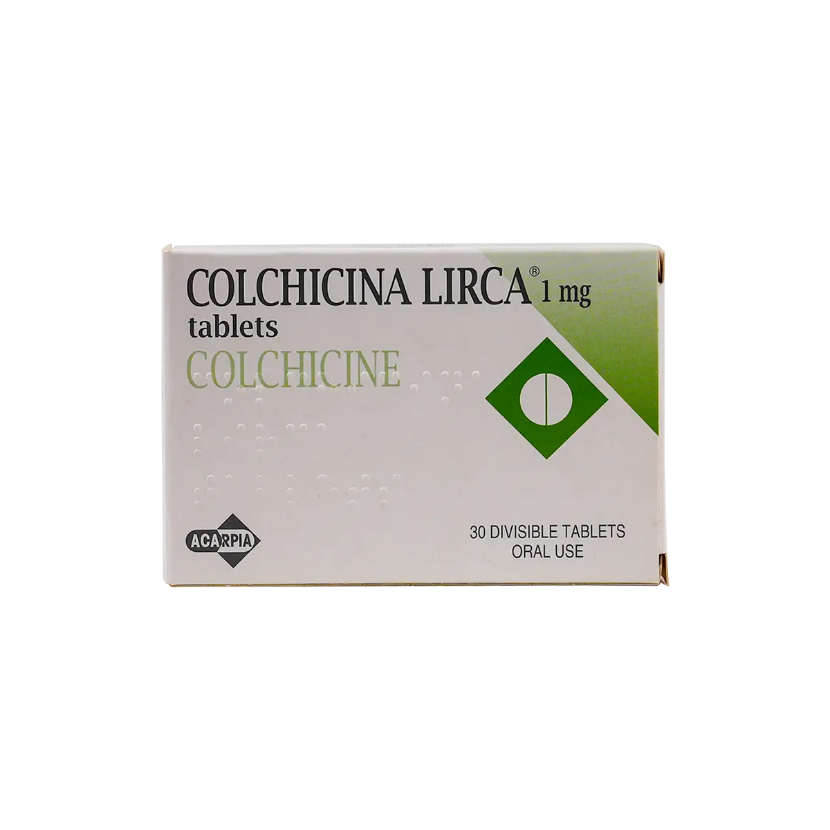 53355-Colchicina Lirca 1mg 30 Tablets