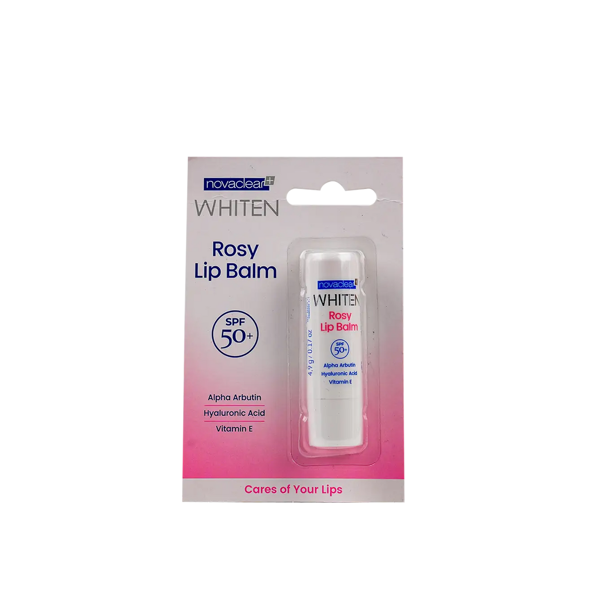 53357-Novaclear Whiten Rosy Lip Balm SPF50+ 4.9g