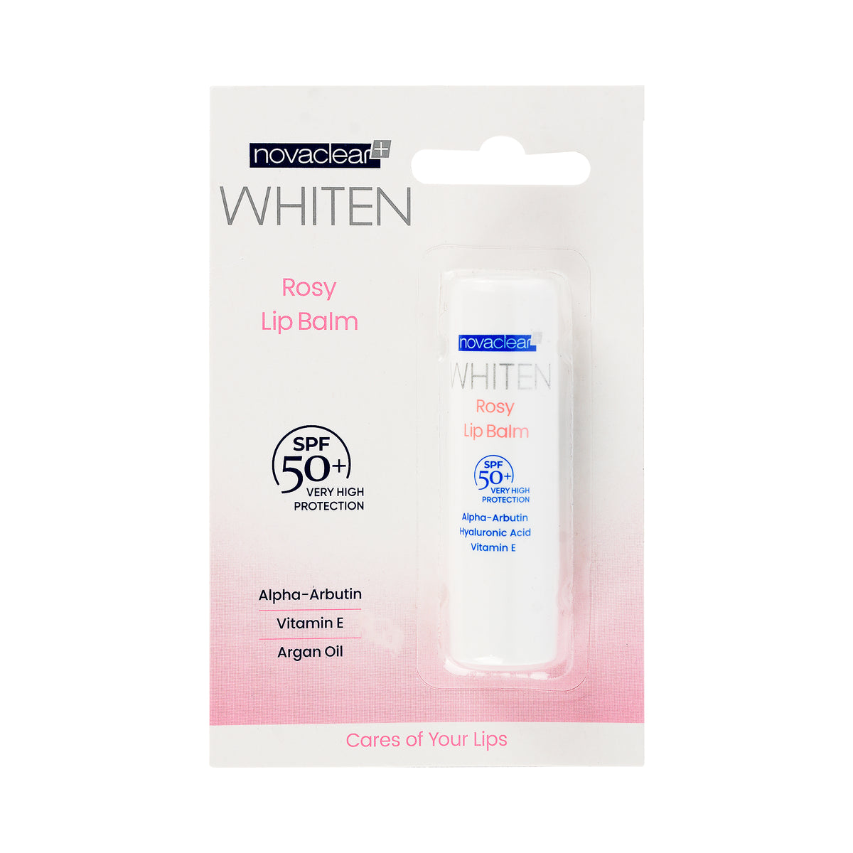 53357-Novaclear Whiten Rosy Lip Balm SPF50+ 4.9g