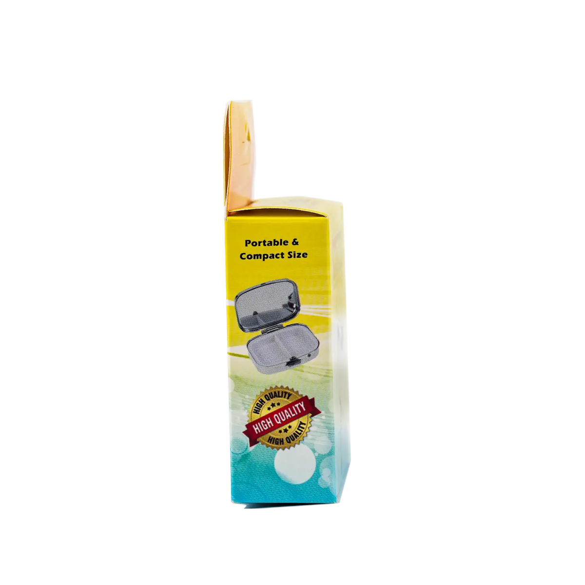 53361-Qwik Doze Pill Box Metal 2 Compartments-0228 +1