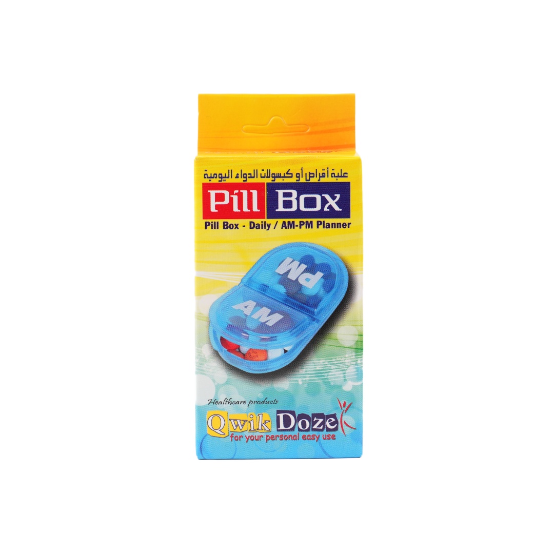 Qwik Doze Pill Organizer Daily AM/PM-0112