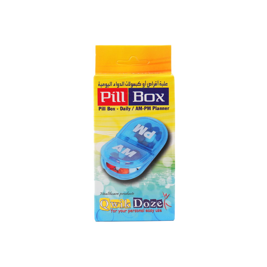 Qwik Doze Pill Organizer Daily AM/PM-0112