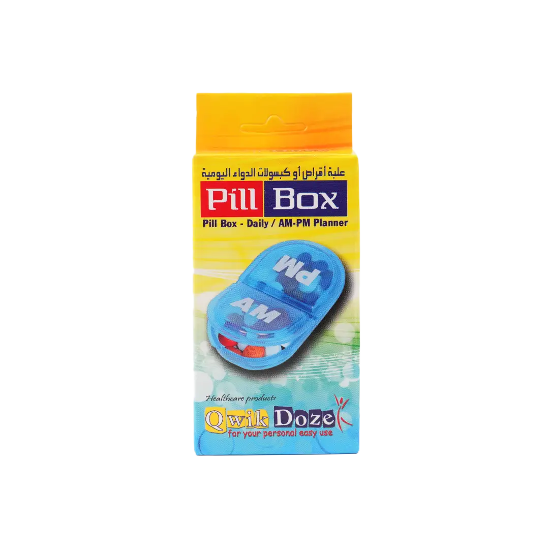 Qwik Doze Pill Organizer Daily AM/PM-0112