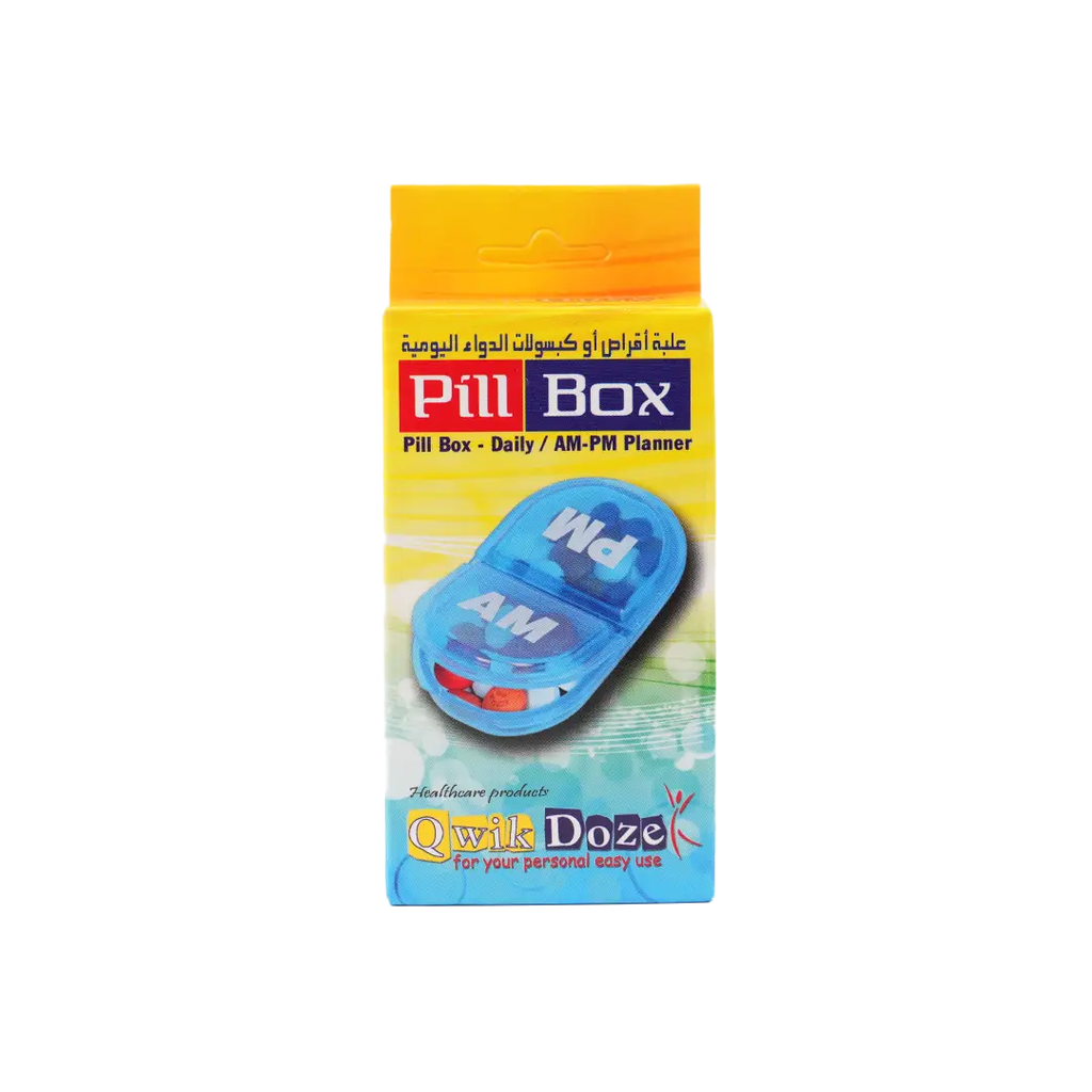 Qwik Doze Pill Organizer Daily AM/PM-0112