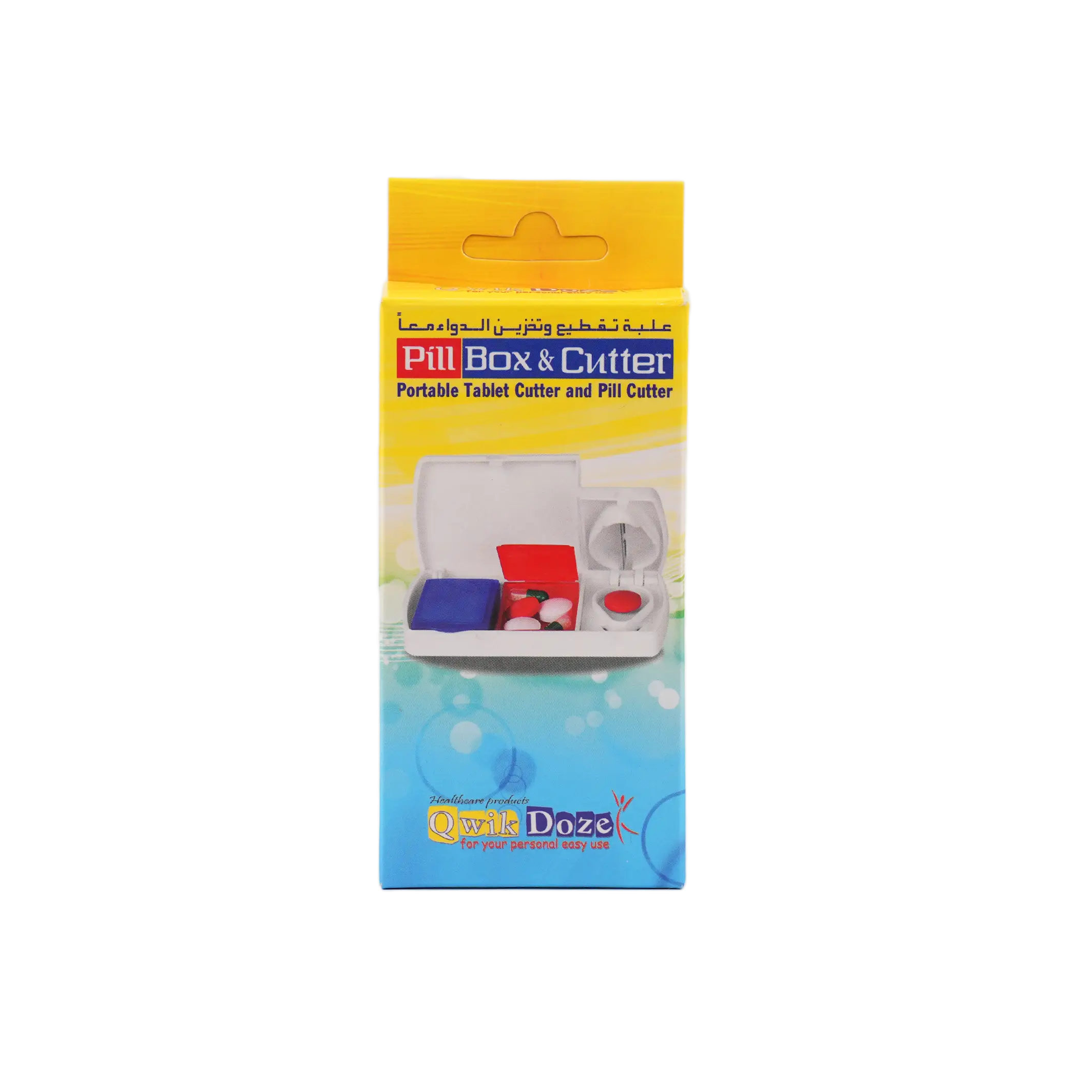 Qwik Doze Pill Box & Cutter - 0010