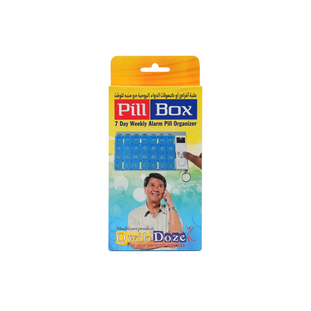 Qwik Doze Pill Organizer Weekly+Alarm - 1841