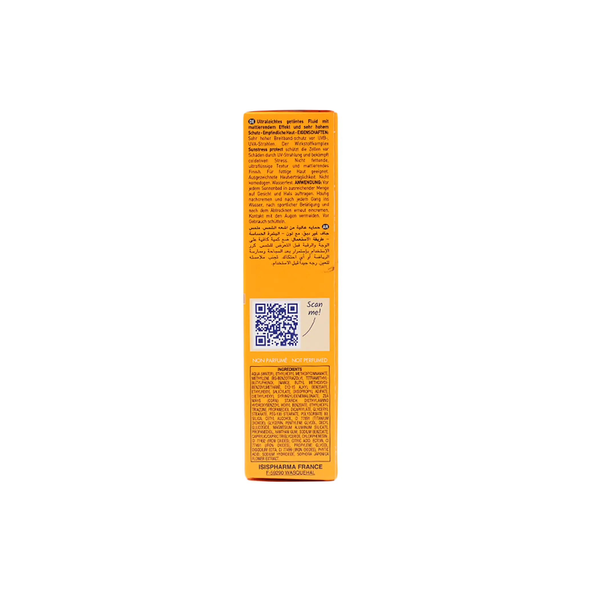ISIS Uveblock Spf50+Tinted Dry Touch Fluid 40ml-Medium