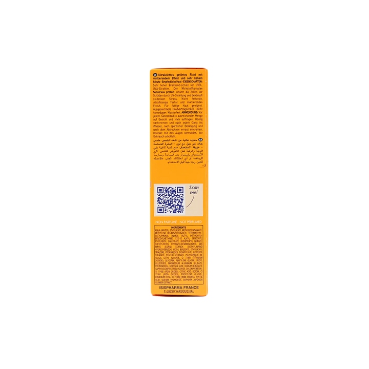 53375-ISIS Pharma Uveblock Spf50+Tinted Dry Touch Fluid 40ml-Medium +1