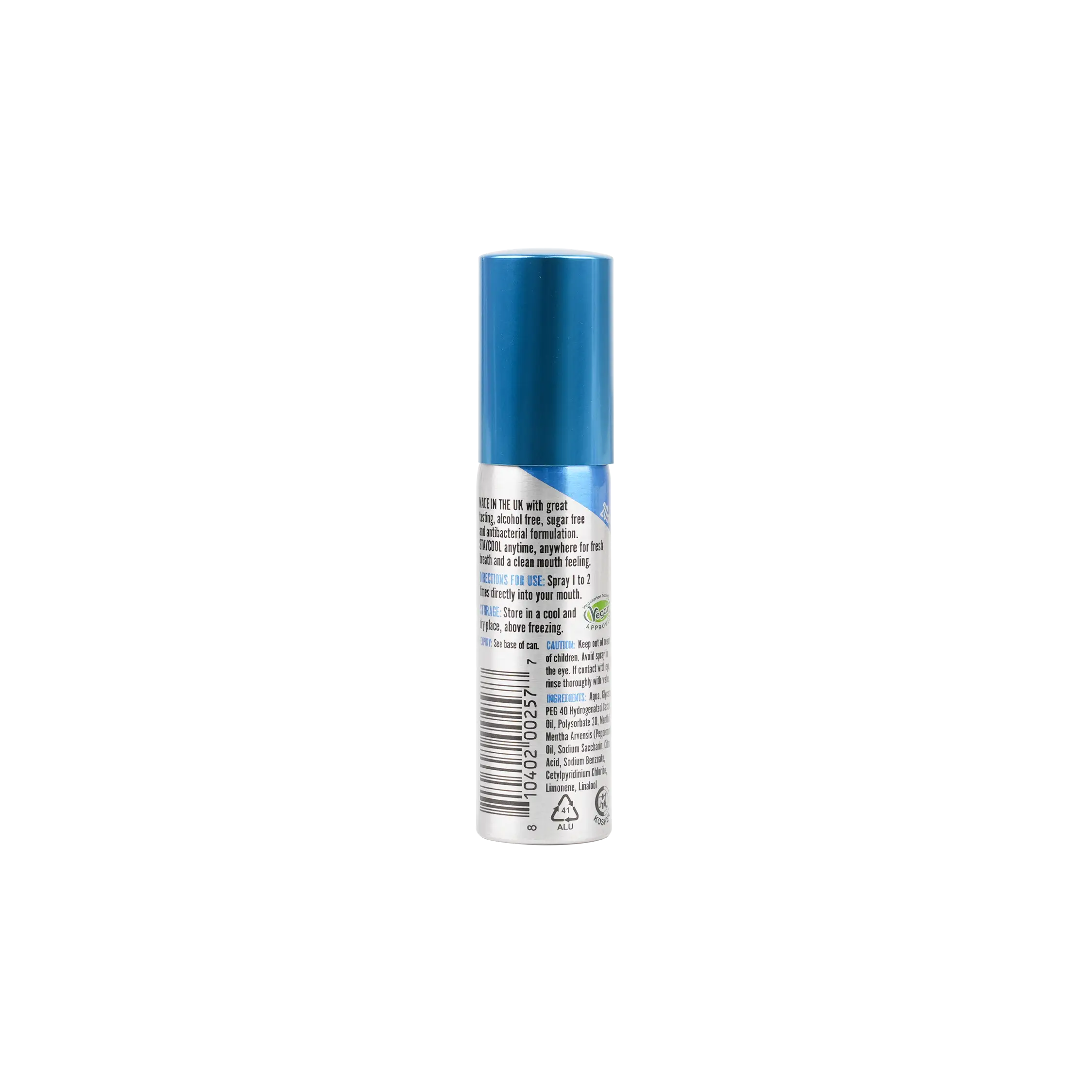 Stay Cool Breath Freshener Spray 20ml -Cool Mint