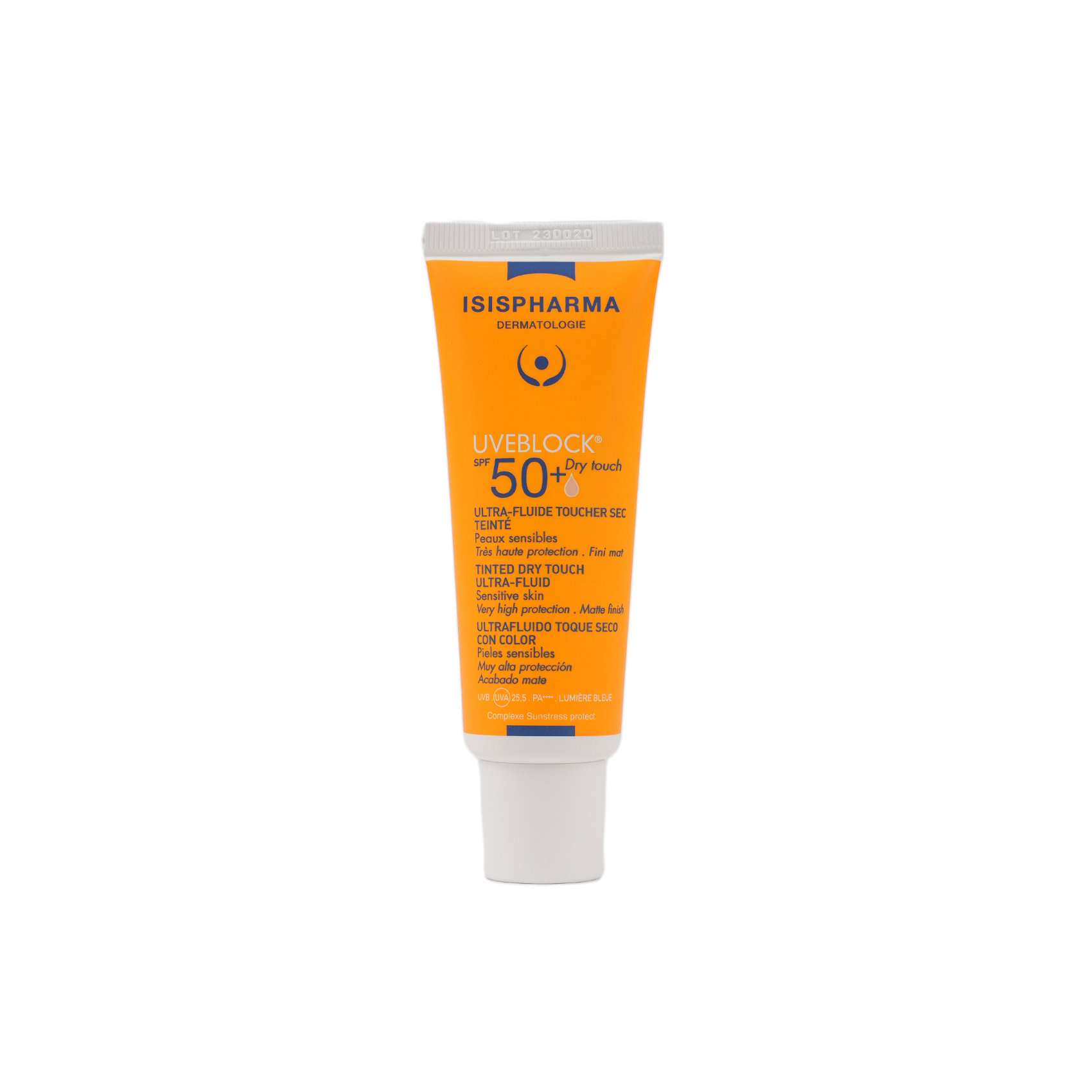 Isis Uveblock Spf50+ Tinted DryTouch Ultra Fluid 40ml-Light