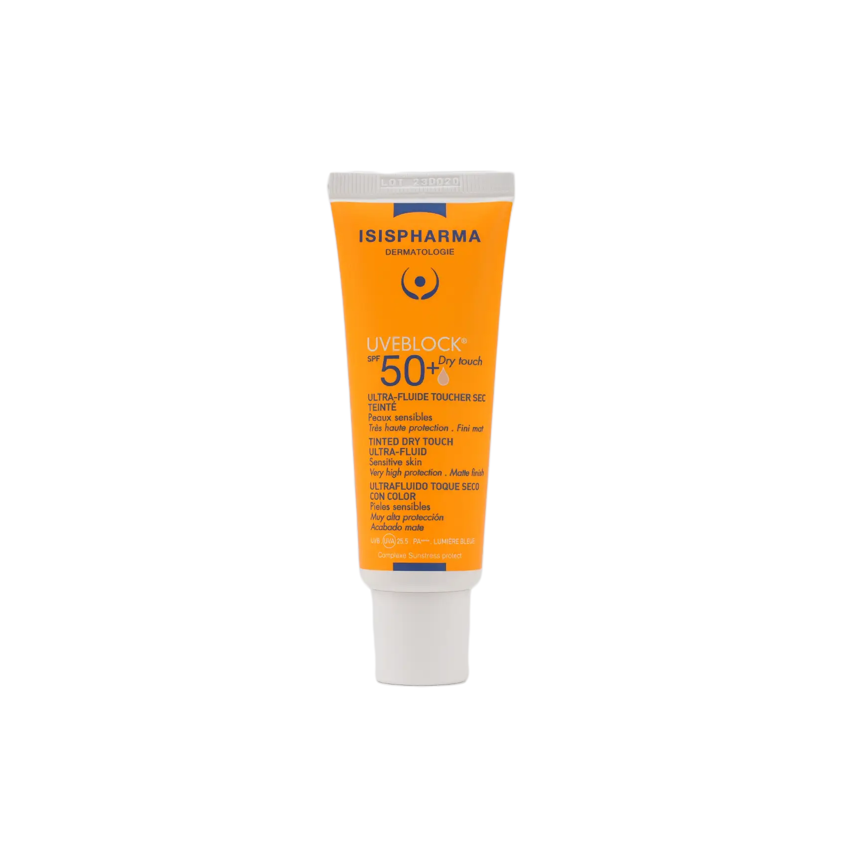 Isis Uveblock Spf50+ Tinted DryTouch Ultra Fluid 40ml-Light