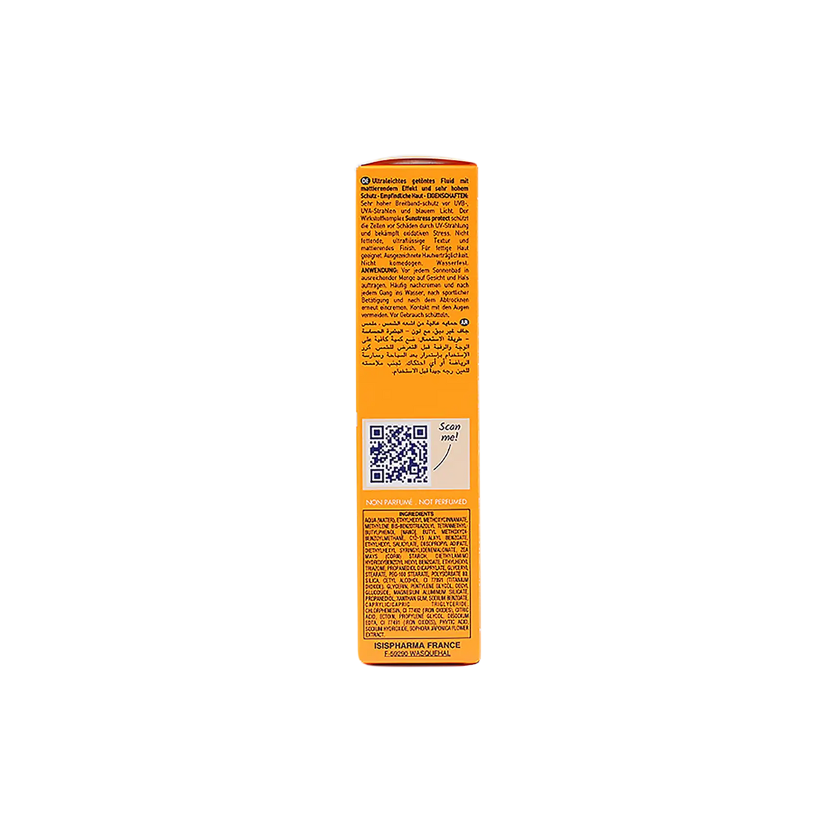 53377-ISIS Pharma UVeblock SPF50+ Tinted DryTouch Ultra Fluid 40ml-Light +1