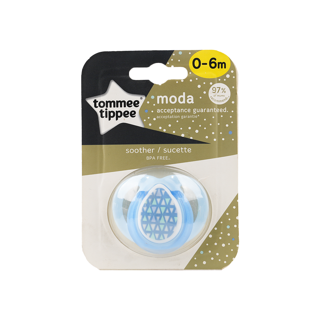 Tommee Tippee Closer To Nature Moda Soother Boy 0-6M X1-3872