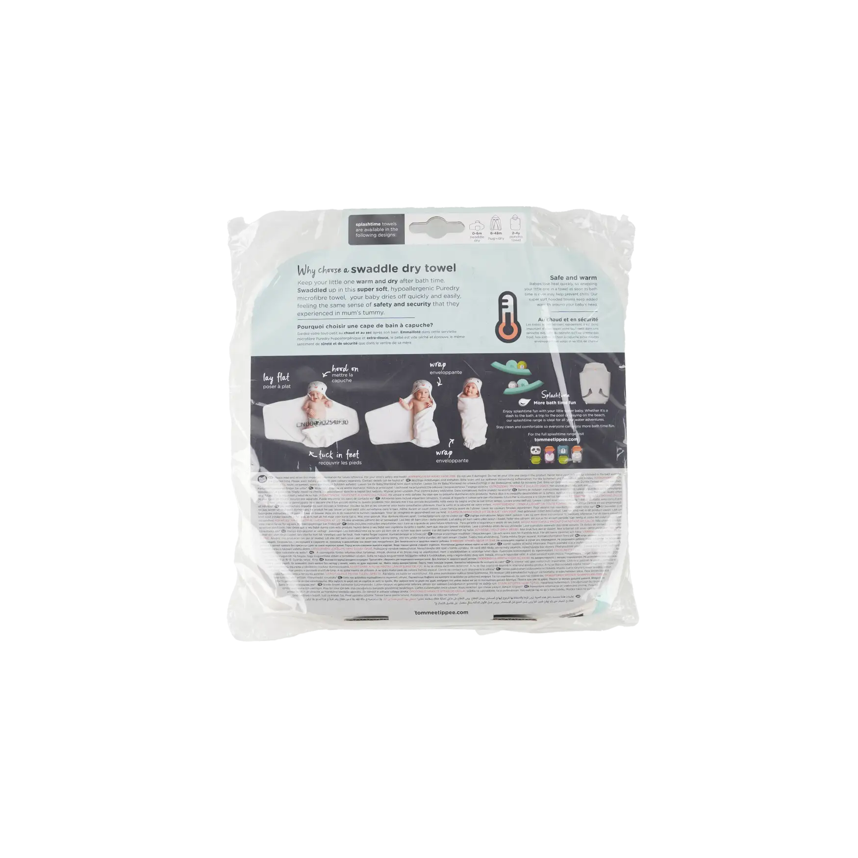 Tommee Tippee Percy The Penguin Gro Swaddle Dry -2152