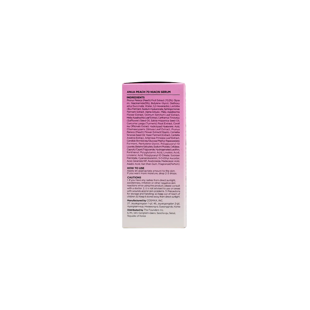 53414-Anua Peach 70% Niacin Serum 30ml +4