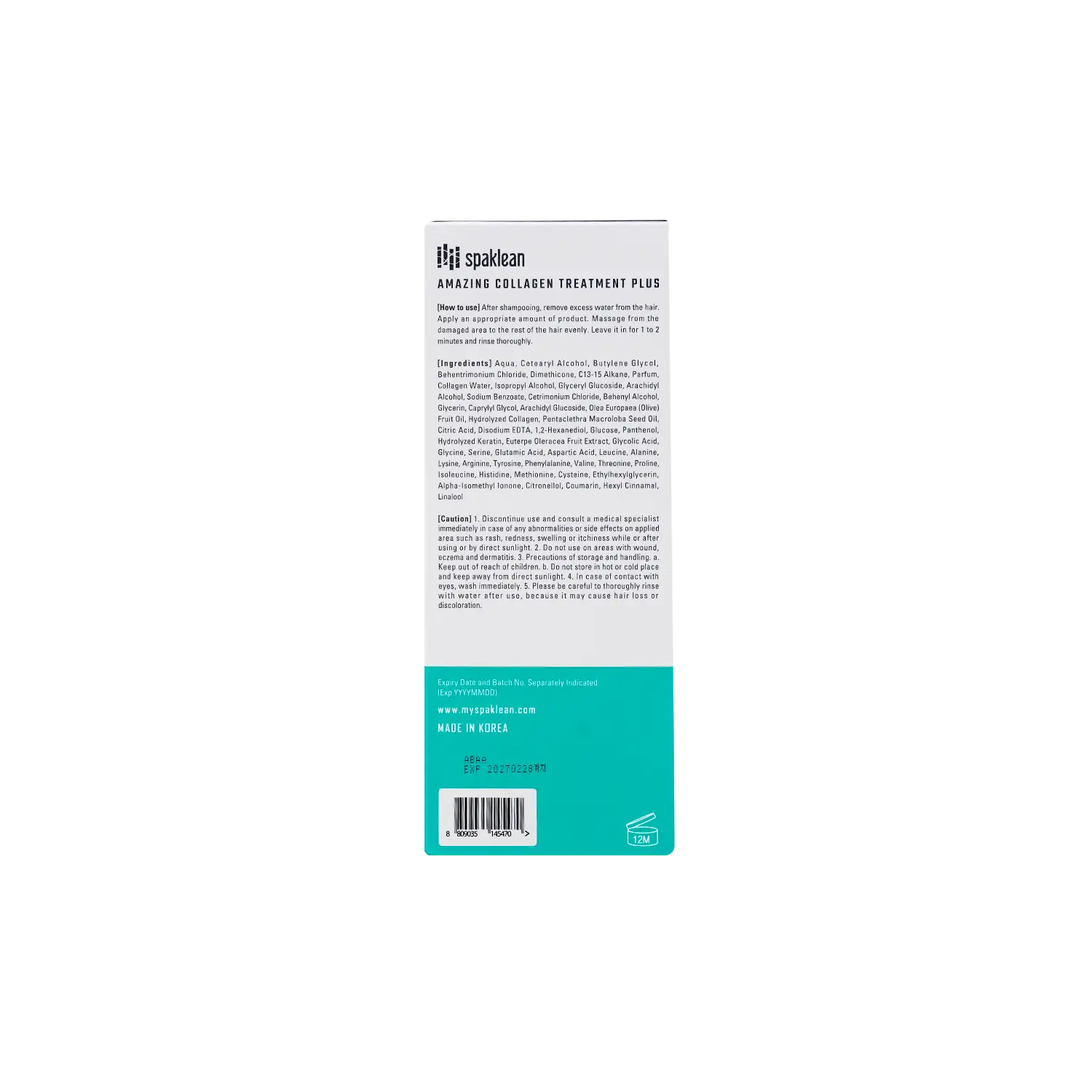 Spaklean Amazing Collagen Treatment Plus 500ml