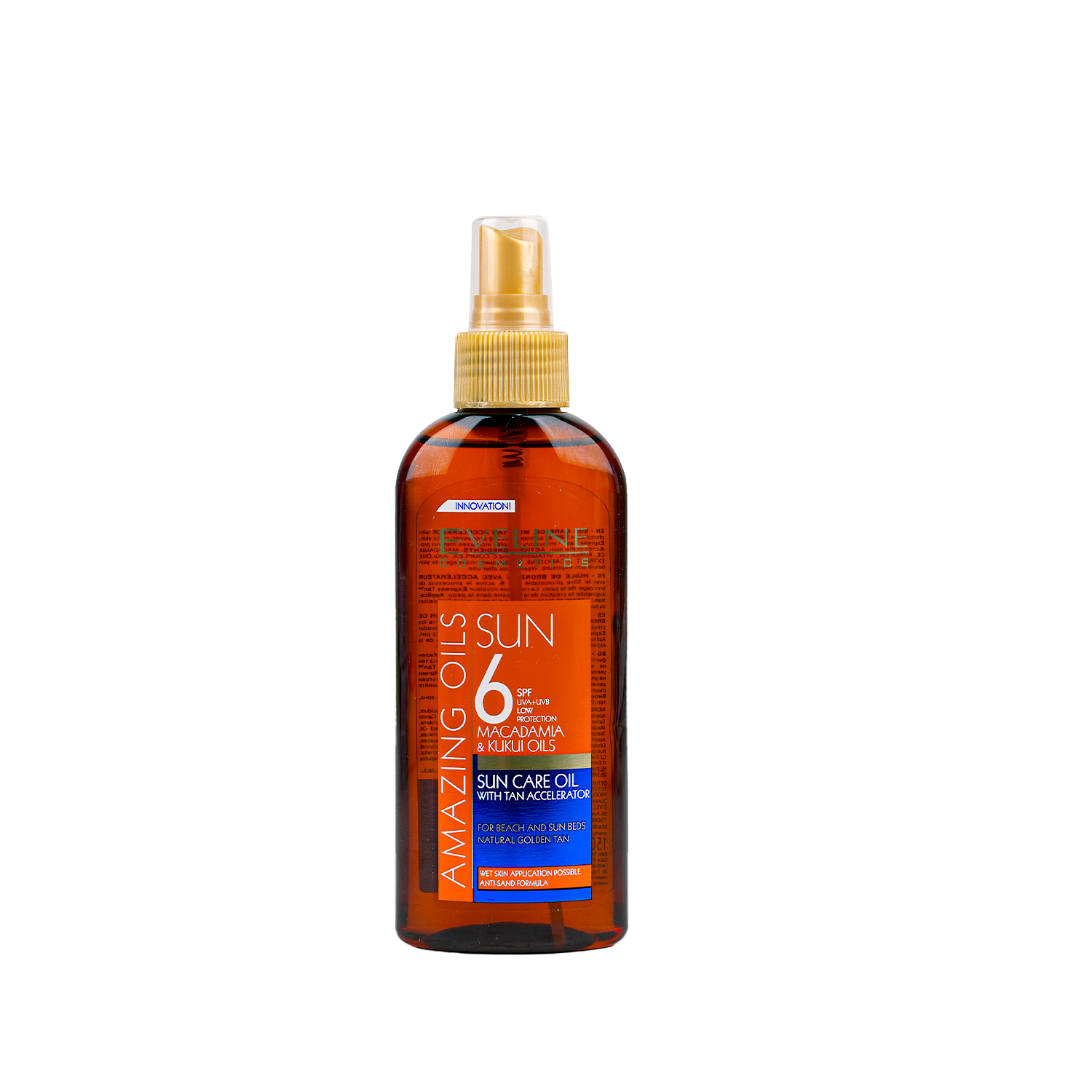 Eveline Sun Care Oil With Tan Accelerator Spf 6 150ml