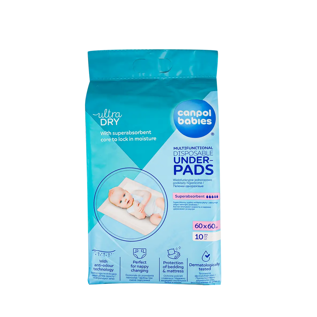 Canpol Disposable Under Pads 60X60 10Pcs