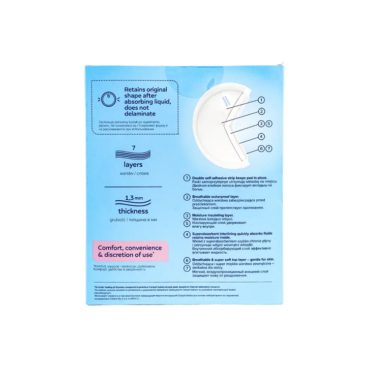 53437-Canpol Ultra Dry 3d Shaped Breast Pads 140Pcs +3