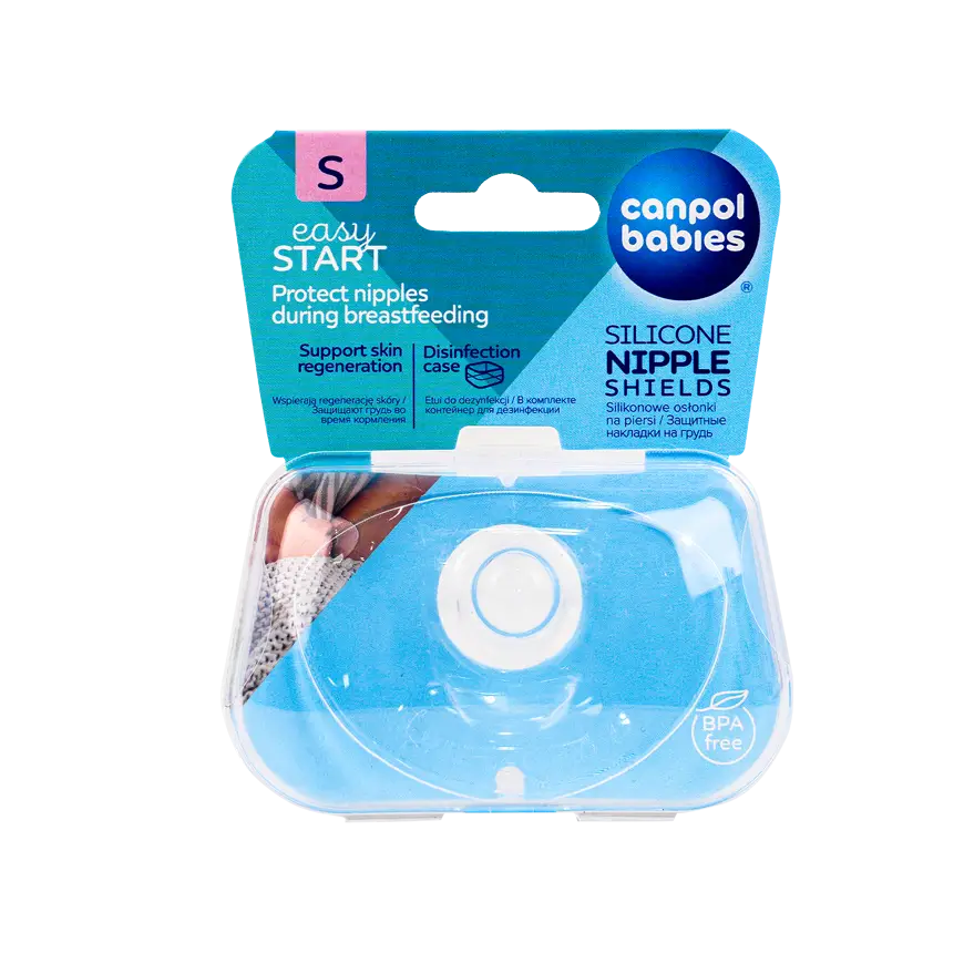 53438-Canpol Silicone Nipple Shields - S
