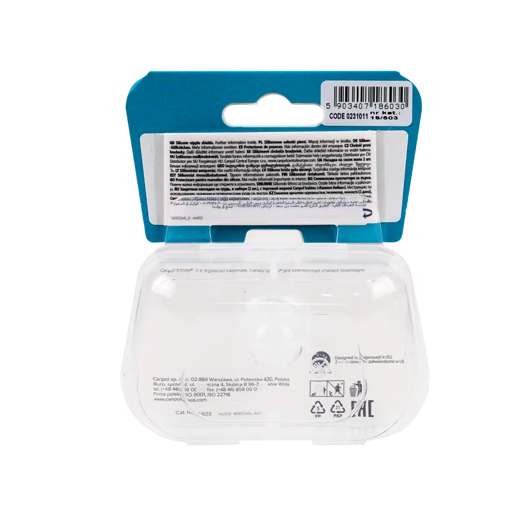 53439-Canpol Silicone Nipple Shields - M/L +1