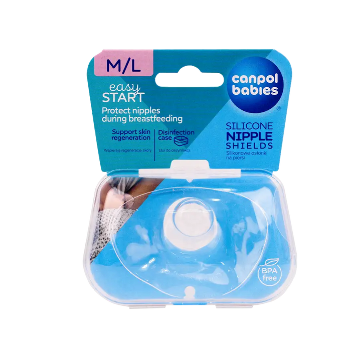 53439-Canpol Silicone Nipple Shields - M/L