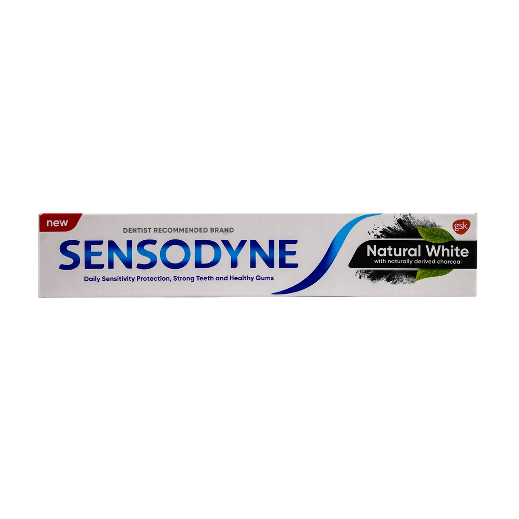 Sensodyne Natural White Charcoal Toothpaste 75ml-GS059