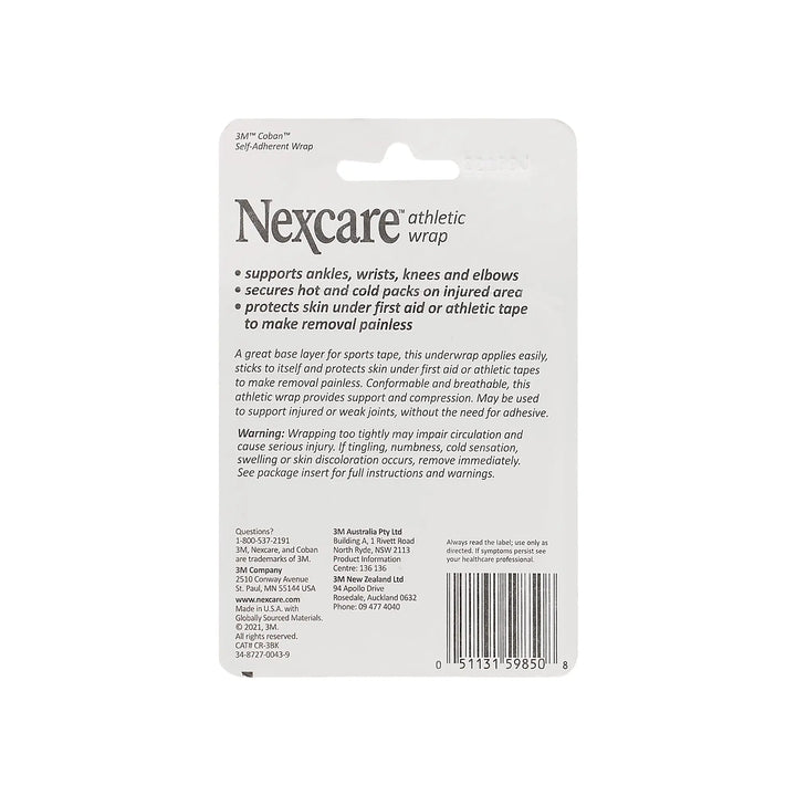 53446-Nexcare Athletic Wrap 7.62cmx2m Black - 8508 +1