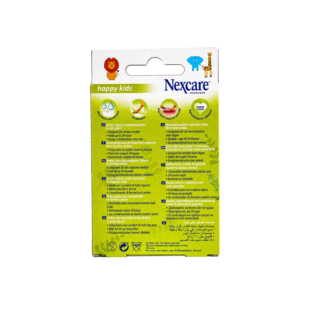Nexcare Bandages Happy Kids Assorted 20Pcs - 5562