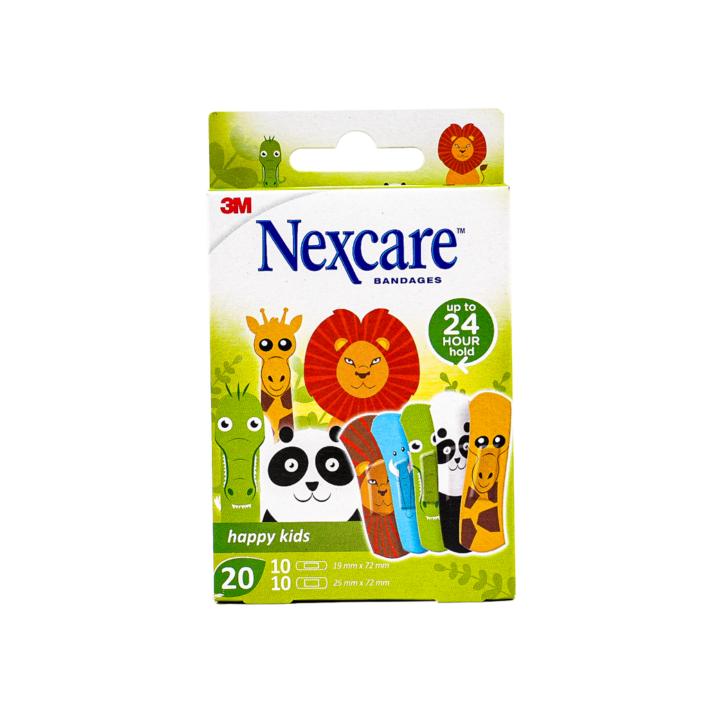 Nexcare Bandages Happy Kids Assorted 20Pcs - 5562