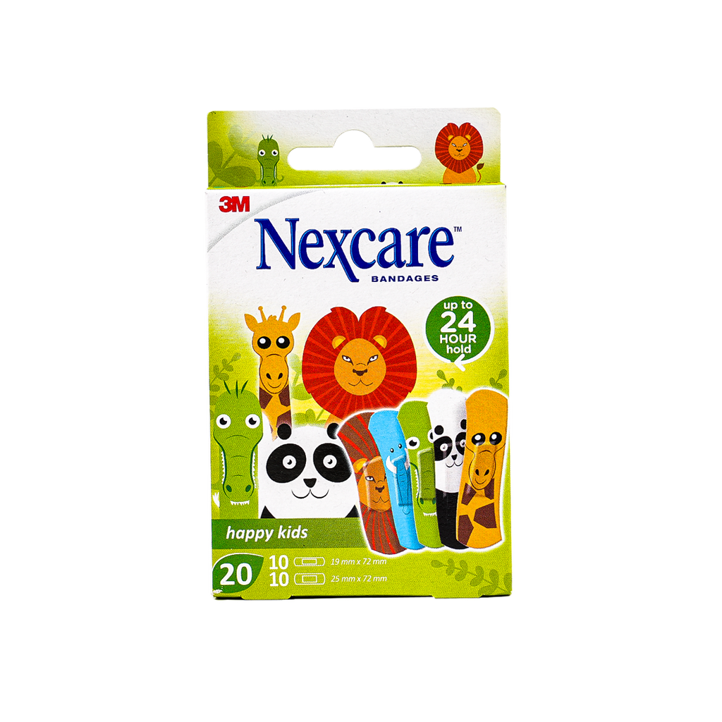 Nexcare Bandages Happy Kids Assorted 20Pcs - 5562