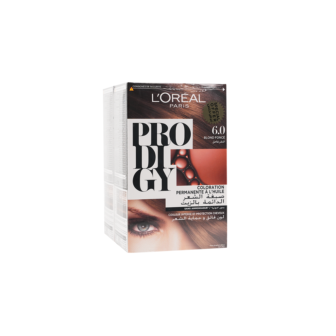 L'oreal Prodigy Permanent Oil Hair Color-6.0 Dark Brown 25%Off