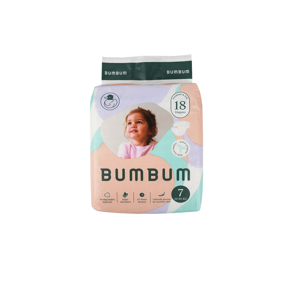 Bumbum Baby Diaper NO.7 (19-30kg) 18PCS