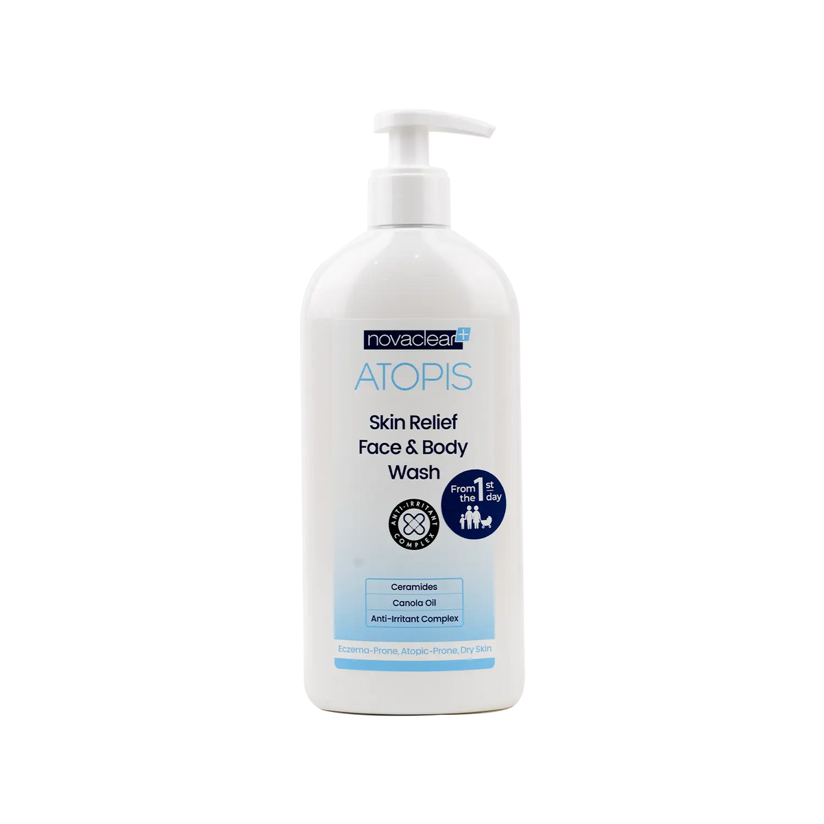 53463-Novaclear Atopis Skin Relief Face & Body Wash 500ml